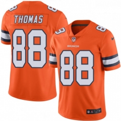 Denver Broncos 88 Demaryius Thomas Limited Orange Rush Vapor Untouchable NFL Jersey