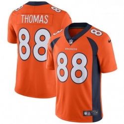 Denver Broncos 88 Demaryius Thomas Orange Team Color Vapor Untouchable Limited Player NFL Jersey