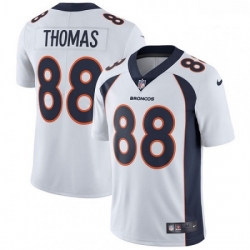 Denver Broncos 88 Demaryius Thomas White Vapor Untouchable Limited Player NFL Jersey