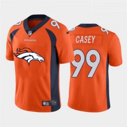 Denver Broncos 99 Jurrell Casey Orange Team Big Logo Vapor Untouchable Limited Jersey