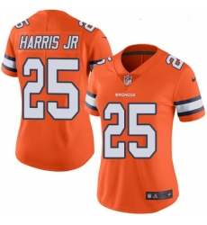 Women's Denver Broncos 25 Chris Harris Jr Limited Orange Rush Vapor Untouchable NFL Jersey Women's Denver Broncos 25 Chris Harris Jr Limited Orange Rush Vapor Untouchable NFL Jersey