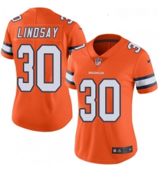 Women's Denver Broncos 30 Phillip Lindsay Limited Orange Rush Vapor Untouchable NFL Jersey Women's Denver Broncos 30 Phillip Lindsay Limited Orange Rush Vapor Untouchable NFL Jersey