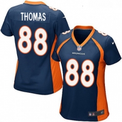 Women's Denver Broncos 88 Demaryius Thomas Game Navy Blue Alternate NFL Jersey