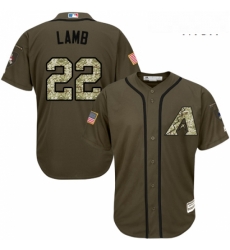 Majestic Arizona Diamondbacks 22 Jake Lamb Authentic Green Salute To Service MLB Jersey Majestic Arizona Diamondbacks 22 Jake Lamb Authentic Green Salute To Service MLB Jersey
