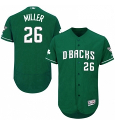 Majestic Arizona Diamondbacks 26 Shelby Miller Green Celtic Flexbase Authentic Collection MLB Jersey
