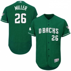 Majestic Arizona Diamondbacks 26 Shelby Miller Green Celtic Flexbase Authentic Collection MLB Jersey