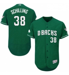 Majestic Arizona Diamondbacks 38 Curt Schilling Green Celtic Flexbase Authentic Collection MLB Jersey Majestic Arizona Diamondbacks 38 Curt Schilling Green Celtic Flexbase Authentic Collection MLB Jersey