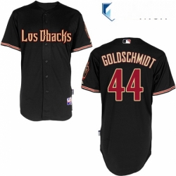 Majestic Arizona Diamondbacks 44 Paul Goldschmidt Authentic Black Cool Base MLB Jersey