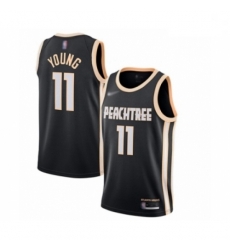 Atlanta Hawks 11 Trae Young Black Basketball Swingman City Edition 2019 20 Jersey