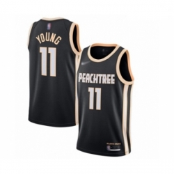 Atlanta Hawks 11 Trae Young Black Basketball Swingman City Edition 2019 20 Jersey
