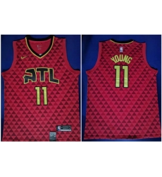 Atlanta Hawks 11 Trae Young Red Swingman Jersey
