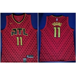 Atlanta Hawks 11 Trae Young Red Swingman Jersey