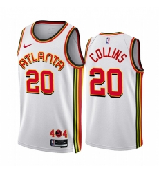 Atlanta Hawks 20 John Collins 2022 23 White Association Edition Stitched Jersey