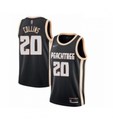 Atlanta Hawks 20 John Collins Black Basketball Swingman City Edition 2019 20 Jersey