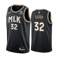 Atlanta Hawks 32 Kris Dunn Black NBA Swingman 2020 21 City Edition Jersey