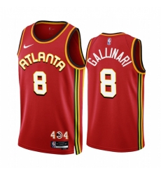 Atlanta Hawks 8 Danilo Gallinari 2022-23 Red Icon Edition Stitched Jersey