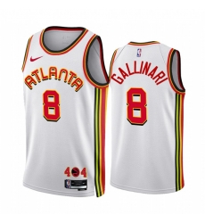 Atlanta Hawks 8 Danilo Gallinari 2022-23 White Association Edition Stitched Jersey