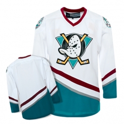 All Size Anaheim Ducks White Home Blank Jersey