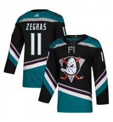 Anaheim Ducks 11 Trevor Zegras Black Stitched Jersey