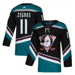 Anaheim Ducks 11 Trevor Zegras Black Stitched Jersey