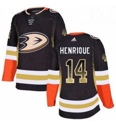 Anaheim Ducks 14 Adam Henrique Black Drift Fashion NHL jersey
