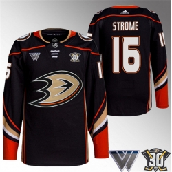 Anaheim Ducks 16 Ryan Strome Black 30th Anniversary Stitched Jersey
