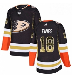 Anaheim Ducks 18 Patrick Eaves Black Drift Fashion NHL jersey