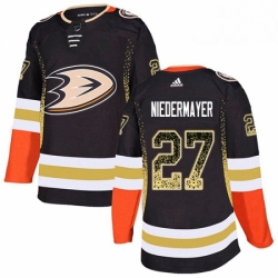 Anaheim Ducks 27 Scott Niedermayer Black Drift Fashion NHL jersey
