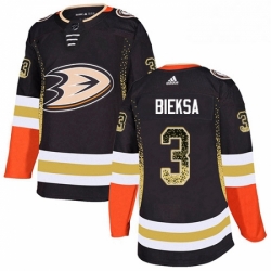 Anaheim Ducks 3 Kevin Bieksa Black Drift Fashion NHL jersey