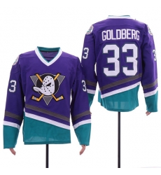 Anaheim Ducks 33 Greg Goldberg Purple Throwback Jersey