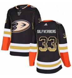 Anaheim Ducks 33 Jakob Silfverberg Black Drift Fashion NHL jersey
