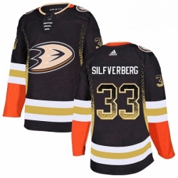 Anaheim Ducks 33 Jakob Silfverberg Black Drift Fashion NHL jersey