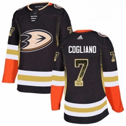 Anaheim Ducks 7 Andrew Cogliano Black Drift Fashion NHL jersey