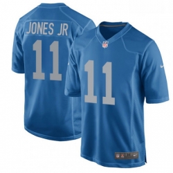 Detroit Lions 11 Marvin Jones Jr Game Blue Alternate NFL Jersey