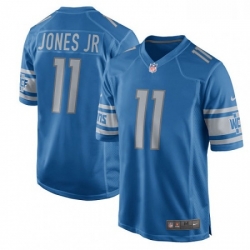 Detroit Lions 11 Marvin Jones Jr Game Light Blue Team Color NFL Jersey