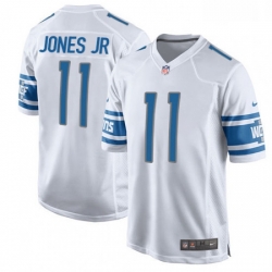 Detroit Lions 11 Marvin Jones Jr Game White NFL Jersey