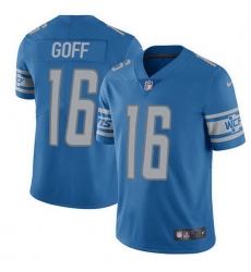 Detroit Lions 16 Jared Goff Blue Team Color Stitched NFL Vapor Untouchable Limited Jersey Detroit Lions 16 Jared Goff Blue Team Color Stitched NFL Vapor Untouchable Limited Jersey