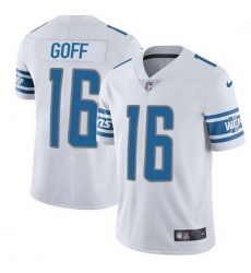 Detroit Lions 16 Jared Goff White Stitched NFL Vapor Untouchable Limited Jersey