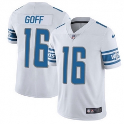 Detroit Lions 16 Jared Goff White Stitched NFL Vapor Untouchable Limited Jersey