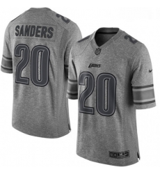 Detroit Lions 20 Barry Sanders Limited Gray Gridiron NFL Jersey Detroit Lions 20 Barry Sanders Limited Gray Gridiron NFL Jersey