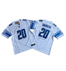 Detroit Lions 20 Barry Sanders White 2023 F U S E Vapor Untouchable Limited Stitched Jersey Detroit Lions 20 Barry Sanders White 2023 F U S E Vapor Untouchable Limited Stitched Jersey