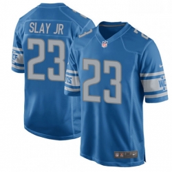 Detroit Lions 23 Darius Slay Jr Game Blue Team Color NFL Jersey