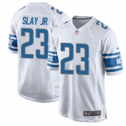 Detroit Lions 23 Darius Slay Jr Game White NFL Jersey