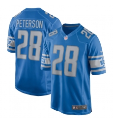Detroit Lions 28 Adrian Peterson Blue Vapor Limited Jersey