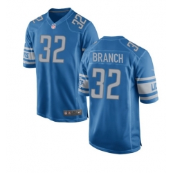 Detroit Lions 32 Branch Blue Vapor Limited Stitched Jersey