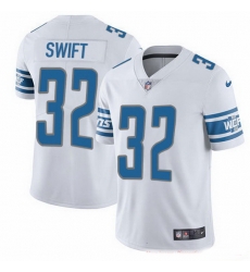 Detroit Lions 32 D 27Andre Swift White Stitched NFL Vapor Untouchable Limited Jersey
