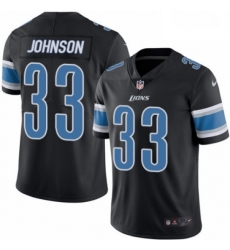Detroit Lions 33 Kerryon Johnson Limited Black Rush Vapor Untouchable NFL Jersey