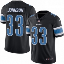 Detroit Lions 33 Kerryon Johnson Limited Black Rush Vapor Untouchable NFL Jersey