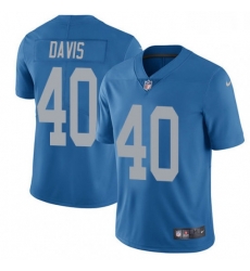 Detroit Lions 40 Jarrad Davis Limited Blue Alternate Vapor Untouchable NFL Jersey