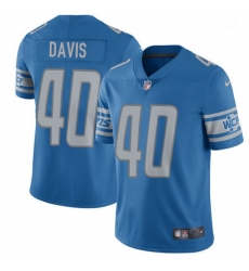 Detroit Lions 40 Jarrad Davis Limited Light Blue Team Color Vapor Untouchable NFL Jersey Detroit Lions 40 Jarrad Davis Limited Light Blue Team Color Vapor Untouchable NFL Jersey